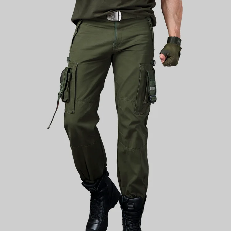 Уличные штаны, повседневные стерео мульти-карманные брюки, свободные тактические штаны, хлопковые армейские штаны, комбинезон, армейские штаны для фанатов