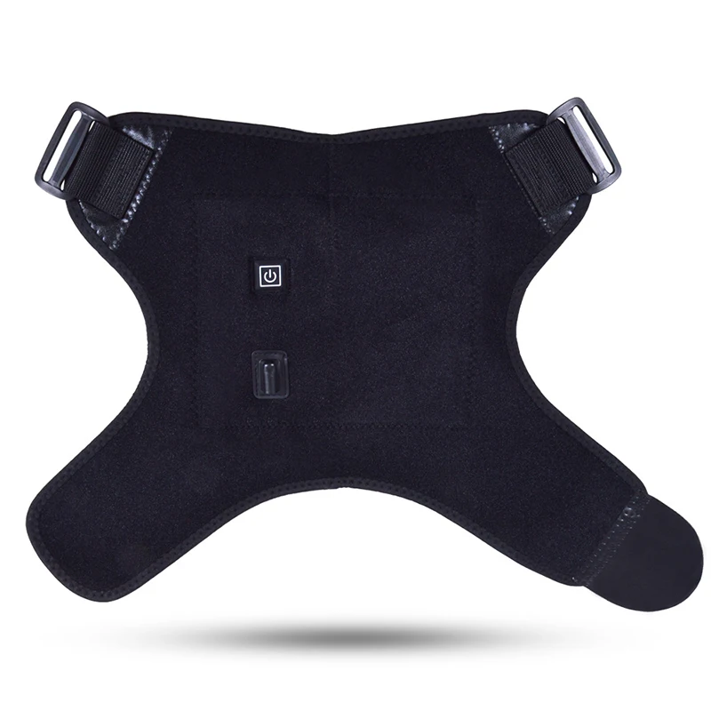 

Shoulder Heating Pad Heated Support Wrap Brace Adjustable Breathable 3 Modes Temperature WS99