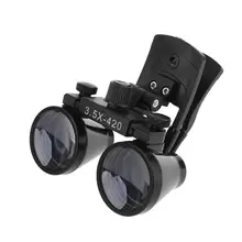 Loupe binoculaire 2.5X 3.5X lentille de verre optique Loupe à Clip