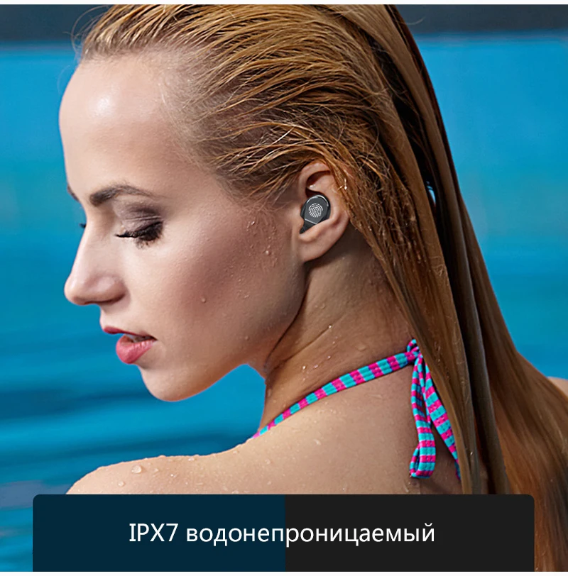 Беспроводные наушники Bluetooth V5.0 V8 TWS, беспроводные Bluetooth наушники, светодиодный дисплей с внешним аккумулятором, гарнитура для xiaomi huawei