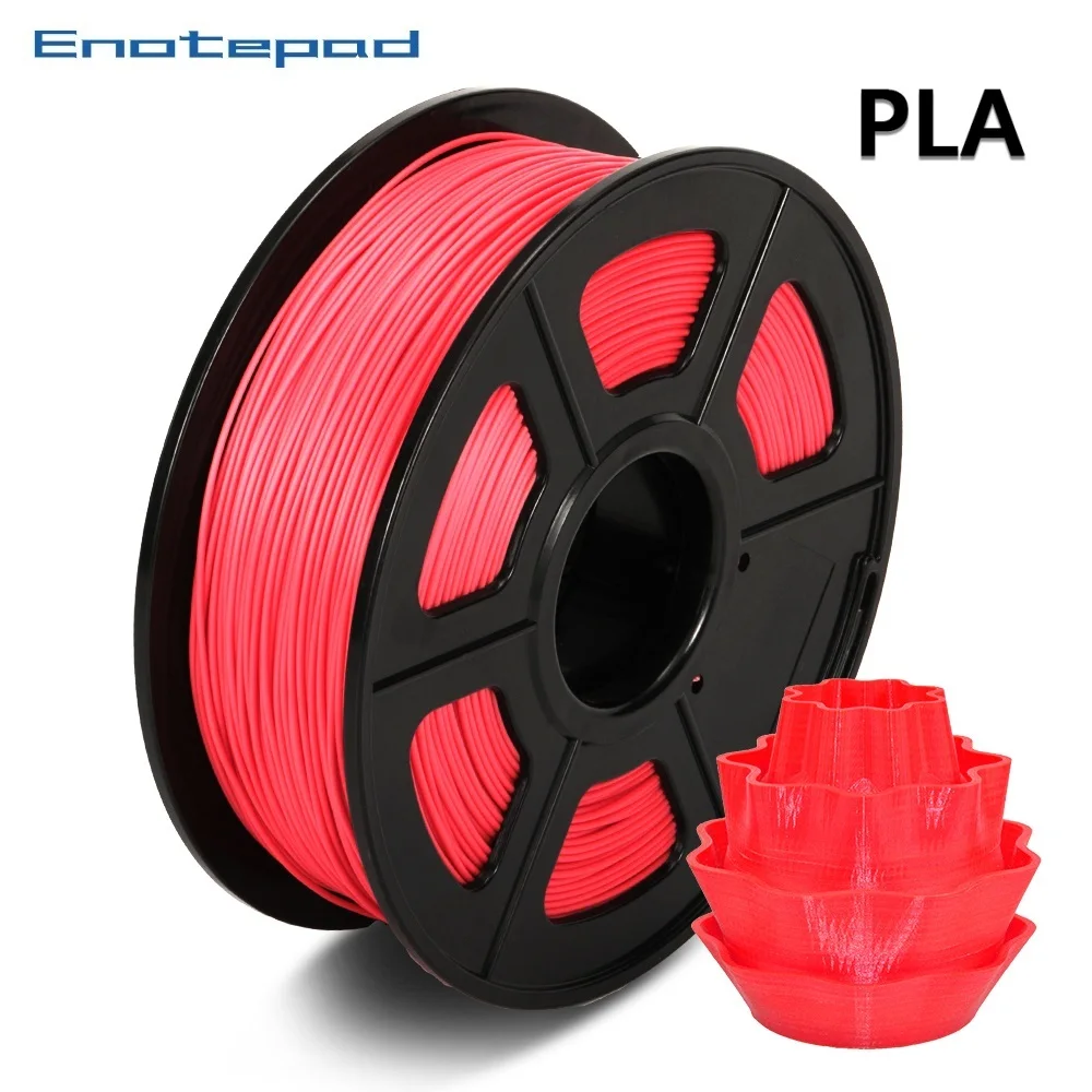 Enotepad 3D Принтер Нити PLA 1 75 мм Быстрая доставка нити с низкой усадкой расходные