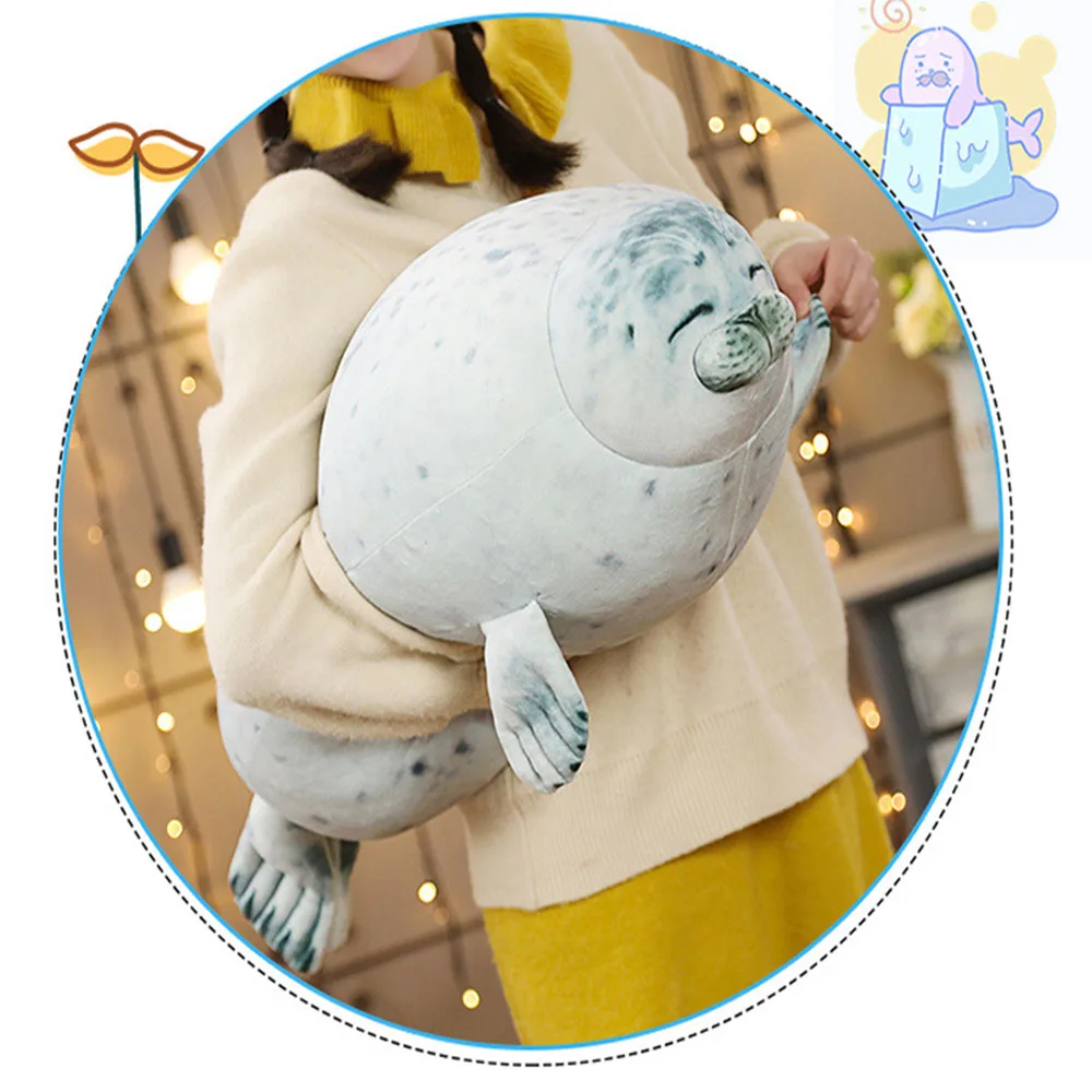 

Creative seal doll soft cuddly pillow plush sea doll