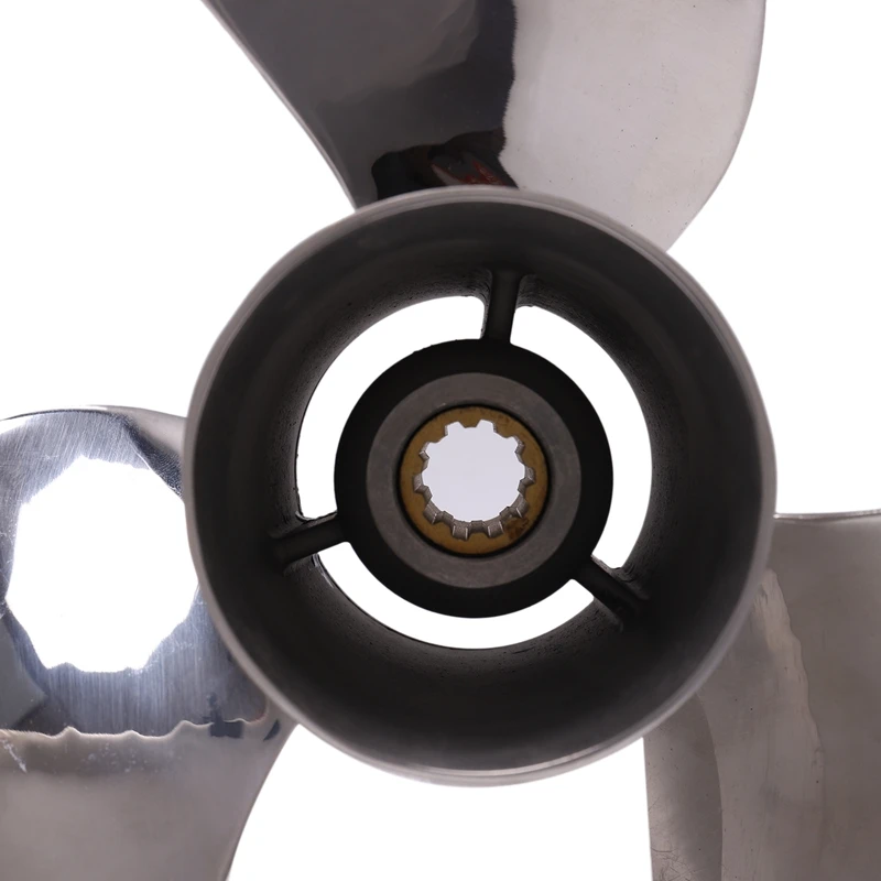 Boat Motor Stainless Steel Propeller 9 7/8X13-F for Yamaha 20HP 25HP 30HP Outboard Engine 9 7/8 X 13-F 664-45949-02-00
