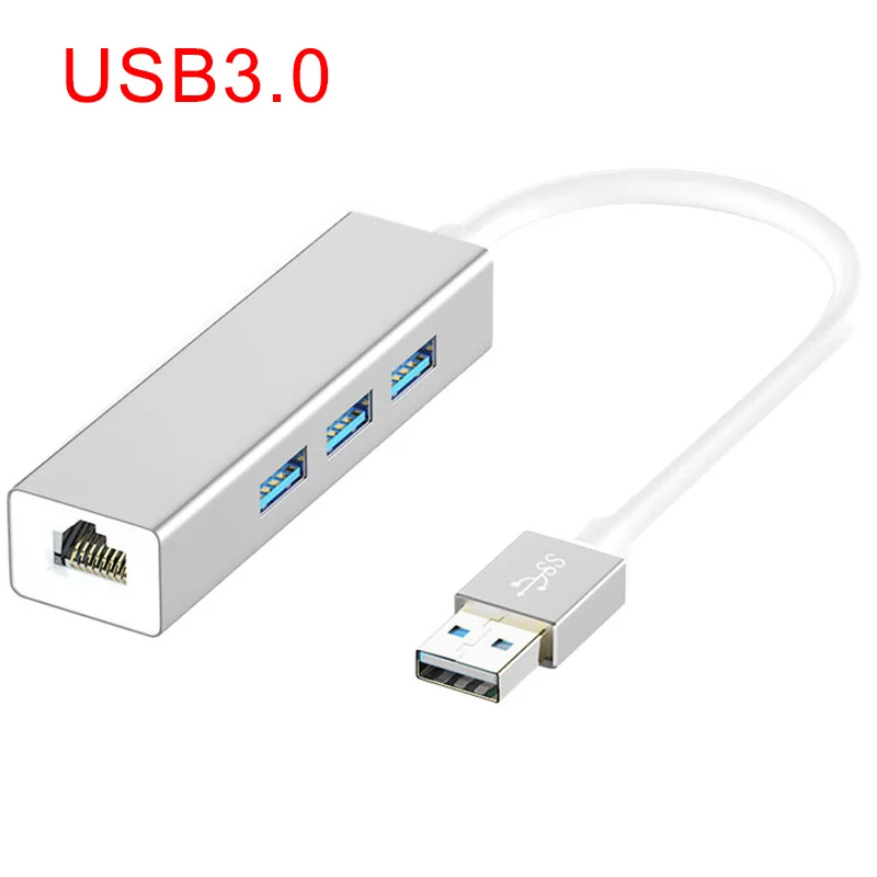 USB2.0/3 0 для RJ45 Ethernet адаптер 4 порта конвертер Macbook ASUS Ноутбука OD889| |