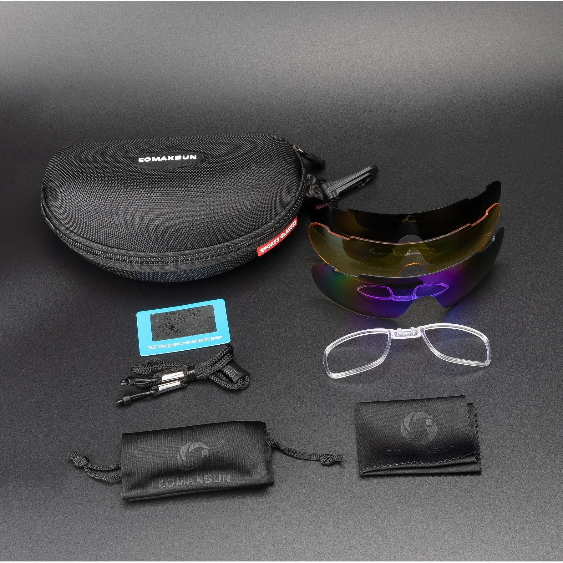 Cycling Sunglasses Polarized Cycling Glasses Bike Riding Protection Driving Fishing Outdoor UV 400 3 Lens
