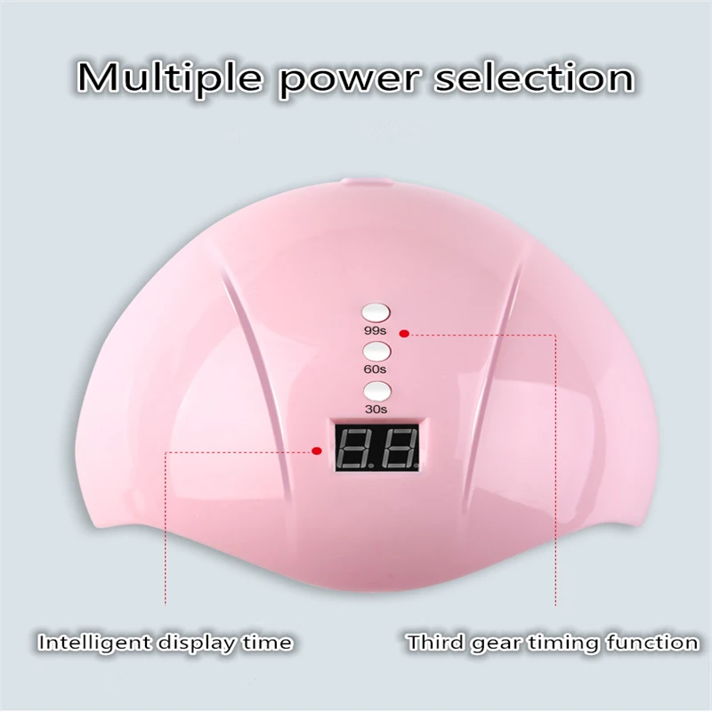 Kaufen Nagel LED UV Lampe Für Maniküre LCD Display Induktion Trocknen Alle Gele Nagellack Nail art Werkzeuge 24W MINI USB Lampe