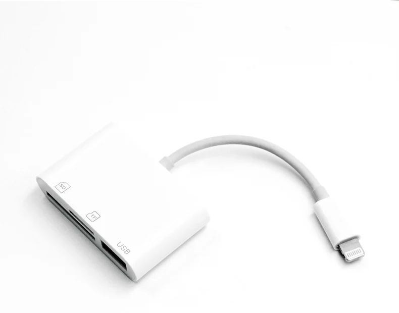 UTHAI C53 SD TF для чтения карт Lightning USB OTG адаптер для камеры SD MicroSD для чтения карт для iPhone 11 X IOS13 USB otg конвертер