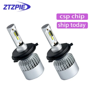 

ZTZPIE 80W 6500K 16000LM 9012 9005 H1 H8 H4 Turbo Fan Led bulb Car Fog Light H3 H7 H11 Bulbs Super Bright 12V led csp chip