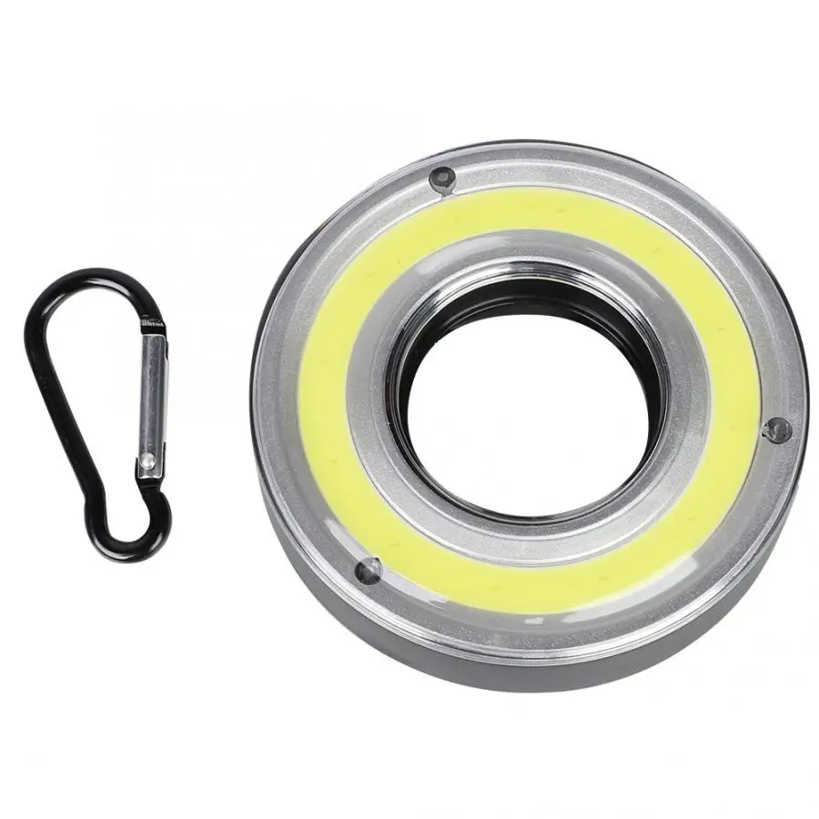 Кемпинговый COB светодиодный светильник с питанием от батареи, светильник для палатки с крюком, портативный подвесной светильник, аксессуары для палаток