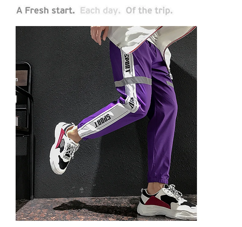 Новые Брендовые брюки мужские тонкие легкие homme корейские модные хип-хоп Большие размеры sweat спортивные брюки с буквенным принтом мужские брюки
