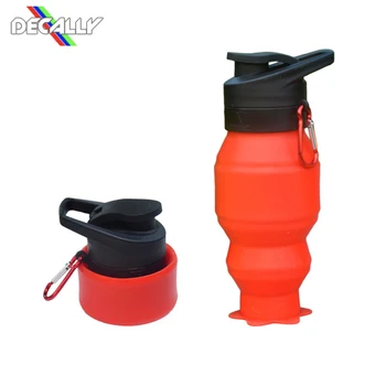 

530ml Sports Kettle Climbing Outdoor Bike Silicone Kettle Folding Water Cup Water Bottle