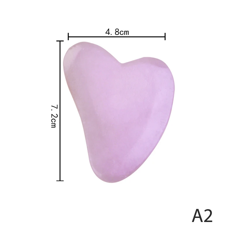 

1pcs Face Massage Gua Sha Board Crystal Stone Jade Massager Body Facial Eye Scraping Acupuncture Gouache Scraper