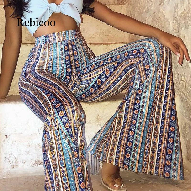 boho striped pants