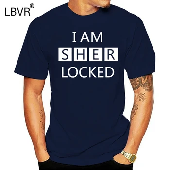 

Sherlock Holmes Tshirt Graphic Mens Tshirt Fast Shipping I Am Sherlocked Clothes Short Sleeves Discount T Shirt