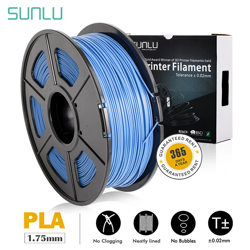 3D Printer Filament PLA Filament Glow In Dark 1.75MM 1kg Spool Low Shrinkage 3D Printing Filament For Children Scribble