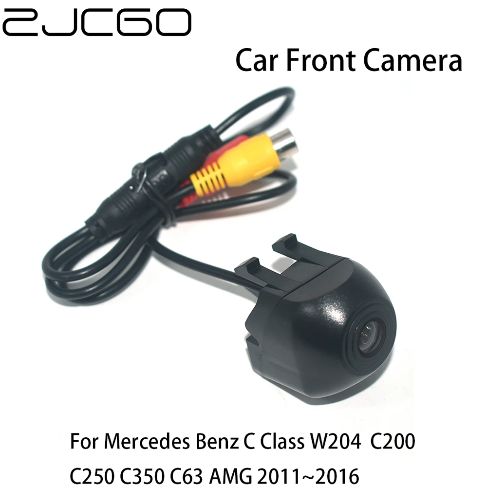 

ZJCGO Car Front View Parking LOGO Camera Positive Image for Mercedes Benz C Class W204 C200 C250 C350 C63 AMG 2011~2016