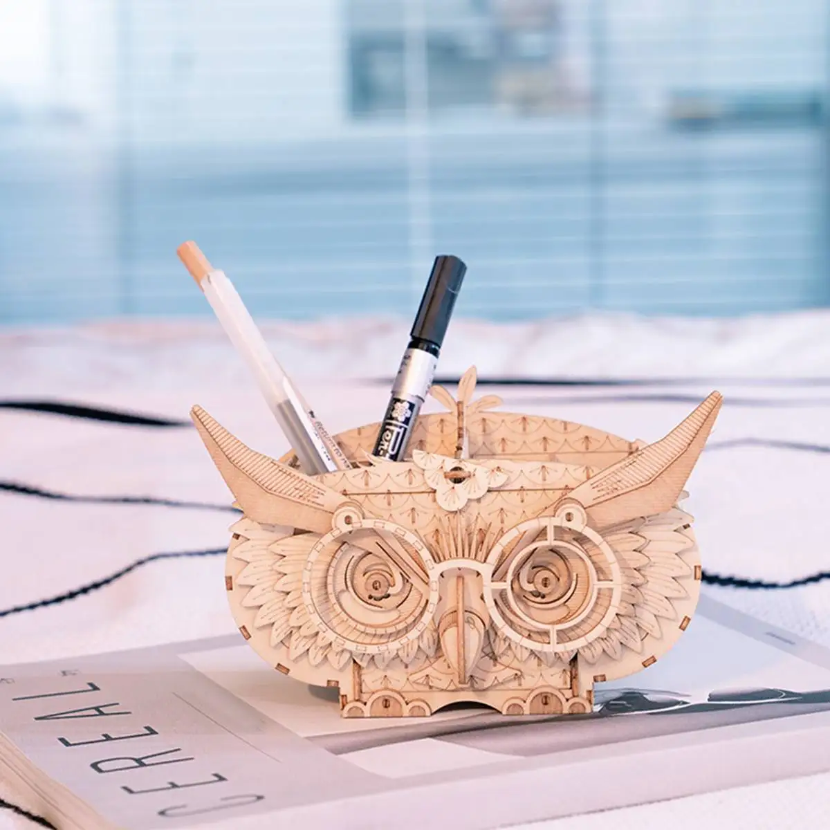 DIY 3D патефон коробка, тыква, дирижабль, горячий воздушный шар тележки деревянные головоломки игры в сборе Популярная игрушка подарок для детей и взрослых