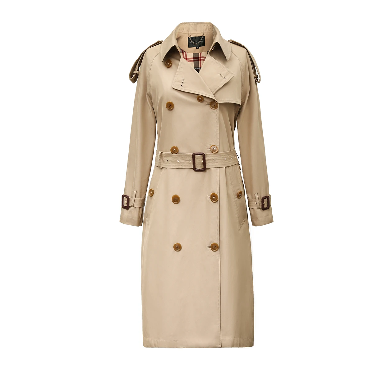 New High Fashion Women's Waterproof Cotton Long Double-breasted The Westminster Heritage Trench Coat [fila]seersucker heritage women pajamas dress