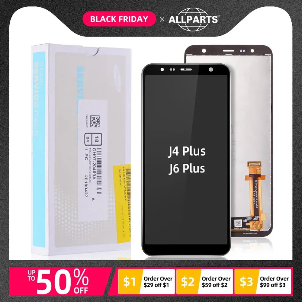 6,0 ''ЖК-дисплей для samsung Galaxy J6+ J610 J610F J610FN, запасной ЖК-экран для samsung J6 Plus