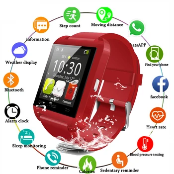 

New U8 Smartwatch Bluetooth for IOS Android Smart Phone Sleep Monitor Fitness Tracker Clock Wearable Device Sport Smart Watch