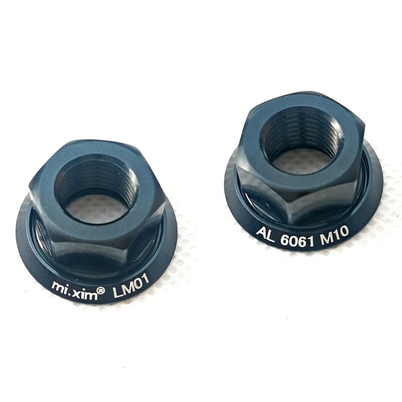 Aluminum Alloy Metric Coarse Thread Cover Nut Bike Cap Nut M10*1.5