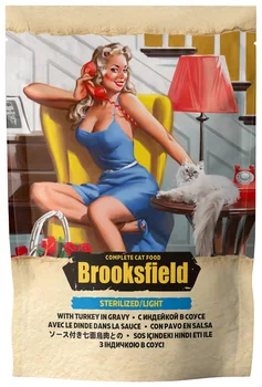 

BROOKSFIELD BROOKSFIELD LIGHT STERILIZED CAT for adult neutered cats and neutered cats with a turkey in sauce 85g
