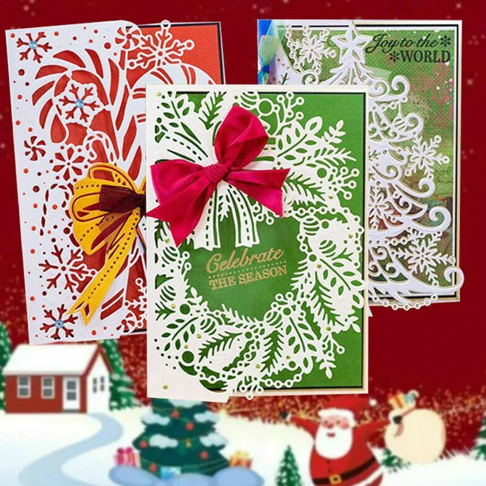 Christmas Stamps For 2022 2022 Christmas Tree Metal Cutting Dies For Diy Craft Making Greeting Card  Scrapbooking Embossing Album No Stamps Set 6 Types|Cutting Dies| -  Aliexpress