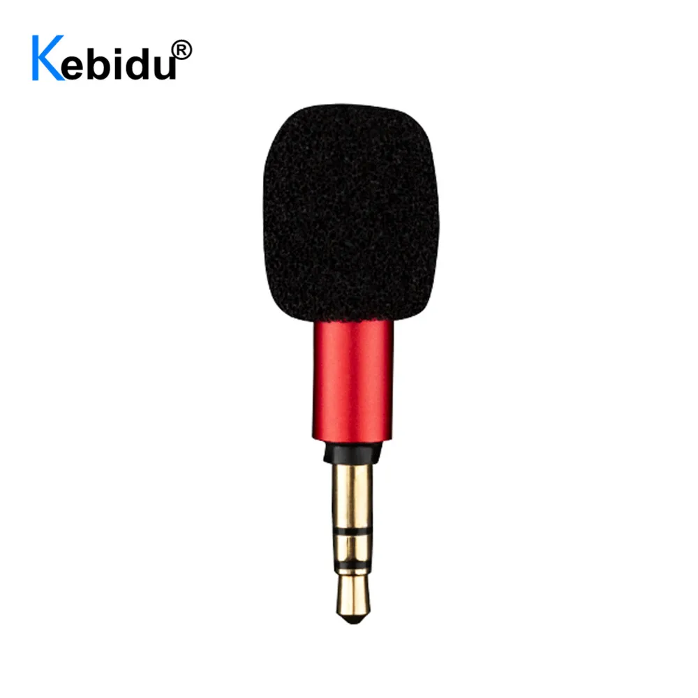Kebidu 3 5 мм Портативный небольшой встроенный микрофон мини всенаправленный для
