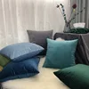 Velvet Cushion Cover Super Soft Pillow Cover for Sofa Living Room Shiny Beige Decorative Kussenhoes Home Decor ► Photo 3/6