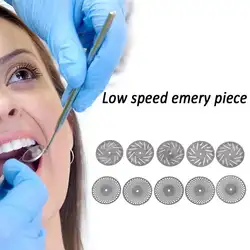 5 шт. стоматологический тонкий ультратонкий двухсторонний песочный алмазный режущий диск для разделения полировки керамических