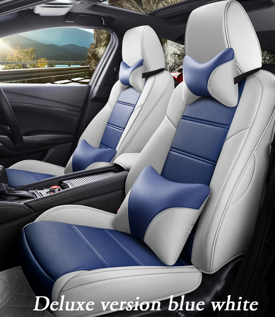 Пользовательские автомобильное сиденье из кожи чехол для mitsubishi outlander xl 3 ASX Pajero sport lancer 9 аксессуары Чехлы для автомобиля