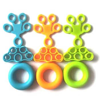 

9PCS Silicone Grip Silicone Finger Tensioner Fitness Equipment Set Silicone Sports Fitness Products