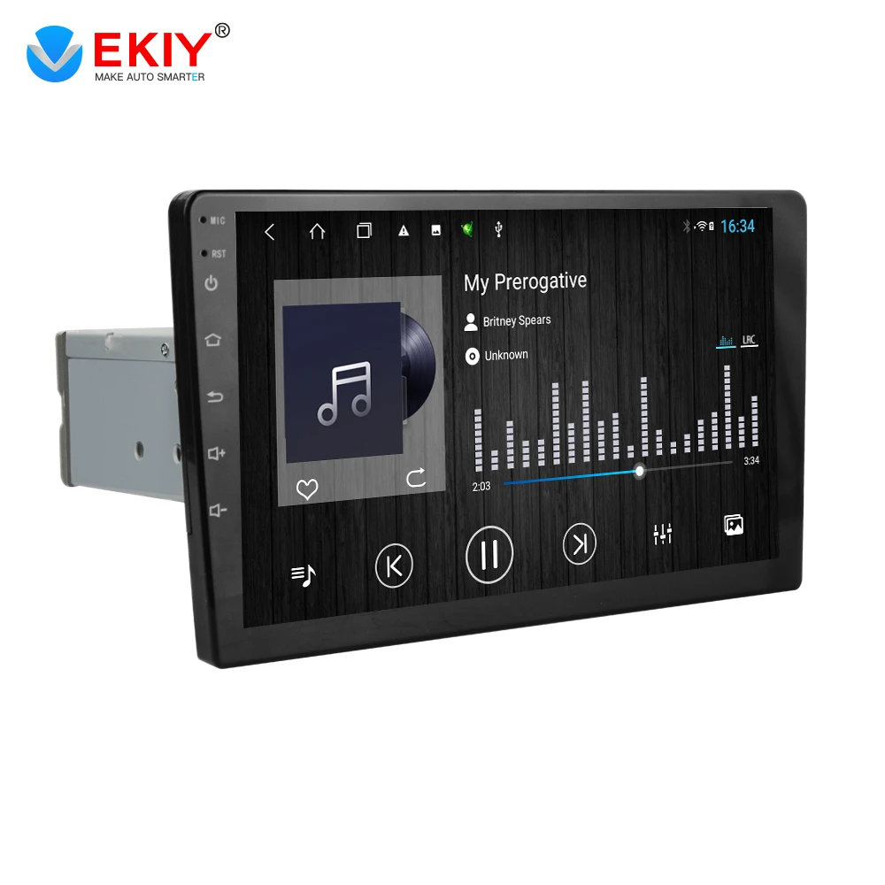 EKIY Android 8,1 универсальный автомобильный радиоприемник Восьмиядерный gps навигатор для Mazda Toyota Volkswagen Nissan Kia qashqai peugeot LADA 2Din