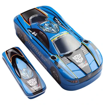 

Children Kindergarten More Function Pencil Box Boy Transformers Automobile First Grade Multiplication Formula Iron Box 1-3-5