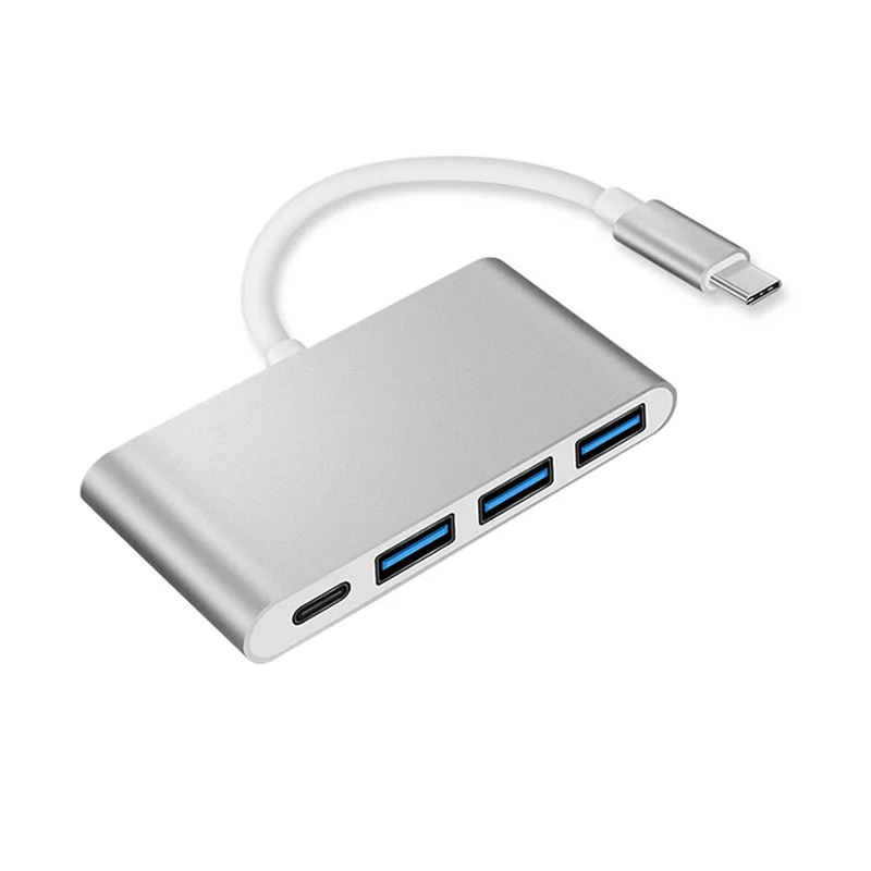 

Thunderbolt 3 Adapter USB Type C Hub Super Speed USB C Hub Adapter with USB 3.0 Ports Type-C PD Sliver For Macbook Pro/Air