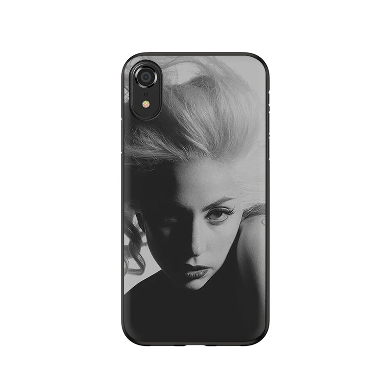 Силиконовый чехол для телефона EWAU Lady Gaga для iPhone 5 5S SE 6 6s 7 8 Plus X XR XS 11 Pro Max - Цвет: B7