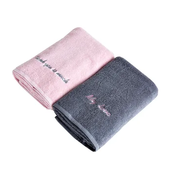

Large Cotton Towels Quick Drying Bathroom Bathroom Woman Absorbent Hair Towel Bath Towels For Women High Quality Towel KK60MJ