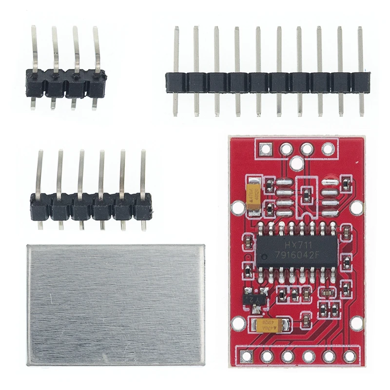 Metal Shield Pins HX711 Dual-channel 24-bit A//D Conversion Weight Sensor Module