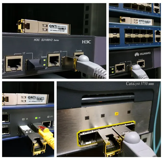 RJ45 SFP Module 1000Mbps SFP Copper RJ45 SFP Transceiver Module Cables Connectors Electronics Network Cables Parts cb5feb1b7314637725a2e7: 10pcs|1pcs|20pcs|3pcs|5pcs