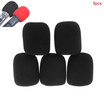2pcs / 5pcs / 10pcs 보편적 인 두꺼운 빨 수있는 통기성 마이크 부속품 거품 덮개 소형 마이크 덮개