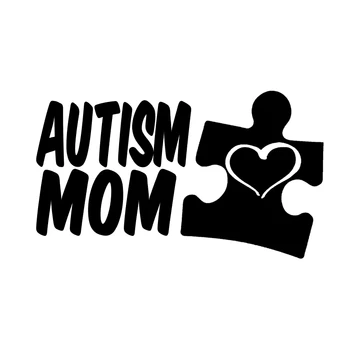 

Dawasaru Autism Mom Car Stickers Personalized Sunscreen Decals Laptop Suitcase Motorcycle Auto Decoration PVC,14cm*8cm