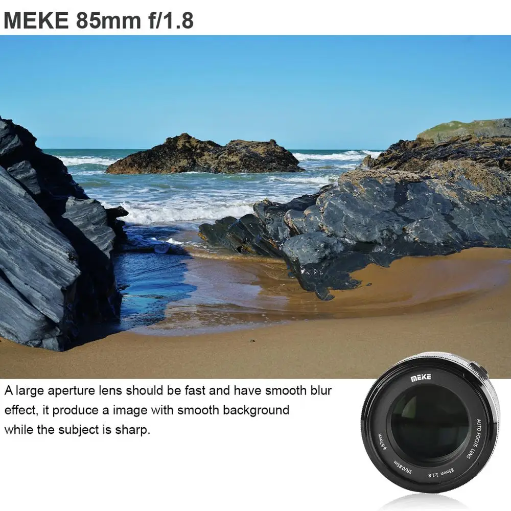 Meike 85mm F1.8 Full Frame Auto Focus Portrait