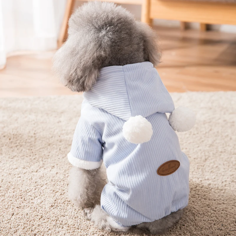 Hipidog Новое поступление Рождественская Одежда для собак с капюшоном флисовое пальто для собак парки для маленьких собак кошек