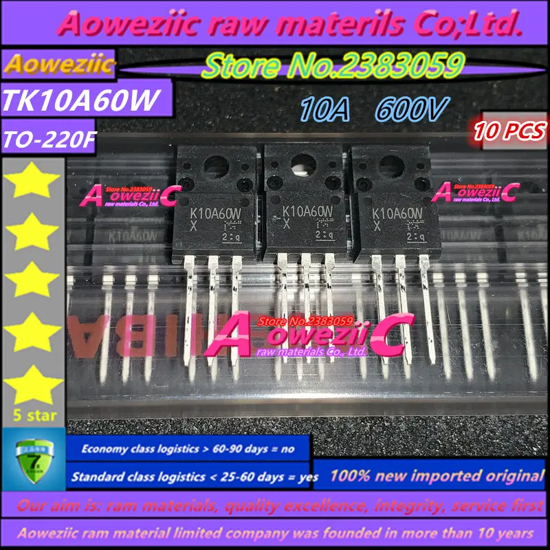 

Aoweziic 100% новый импортный оригинальный TK10A60W K10A60W TK18A50D K18A50D TK39A60W K39A60W TO-220F TK46E08N1 K46E08N1 транзистор