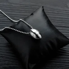 Мода Keep Bucking Going Inspiration титана стали ожерелье крутой круг Cremains кулон