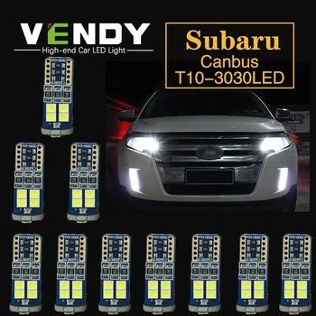

10pcs W5W T10 Car LED Clearance Lights Bulb Canbus Lamp For Subaru Legacy Forester Impreza Outback Tribeca Crosstrek XV BRZ WRX