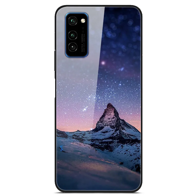 Для huawei honor view 30 Чехол из закаленного стекла жесткий чехол для телефона для huawei honor View 30 Pro TPU бампер чехол s honor v30 - Цвет: 30