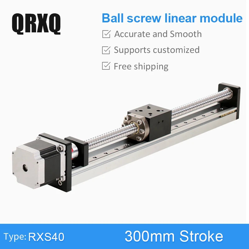 SFU 1610 Ball Screw 300 mm Linear Guide Module Motion Rail Actuator CNC Sliding Table Motorized XY Stage Robot Arm Kits