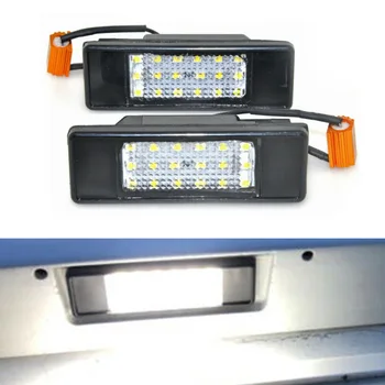 

White License Plate Light LED Error Free 18- SMD Car Auto 2Pcs For Mercedes Benz W639 Vito W906 Sprinter