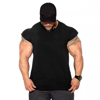 

Men summer cotton Short sleeve t shirt gyms Fitness bodybuilding T-shirts New O-neck Brand tee tops Fashion casual Print clothes